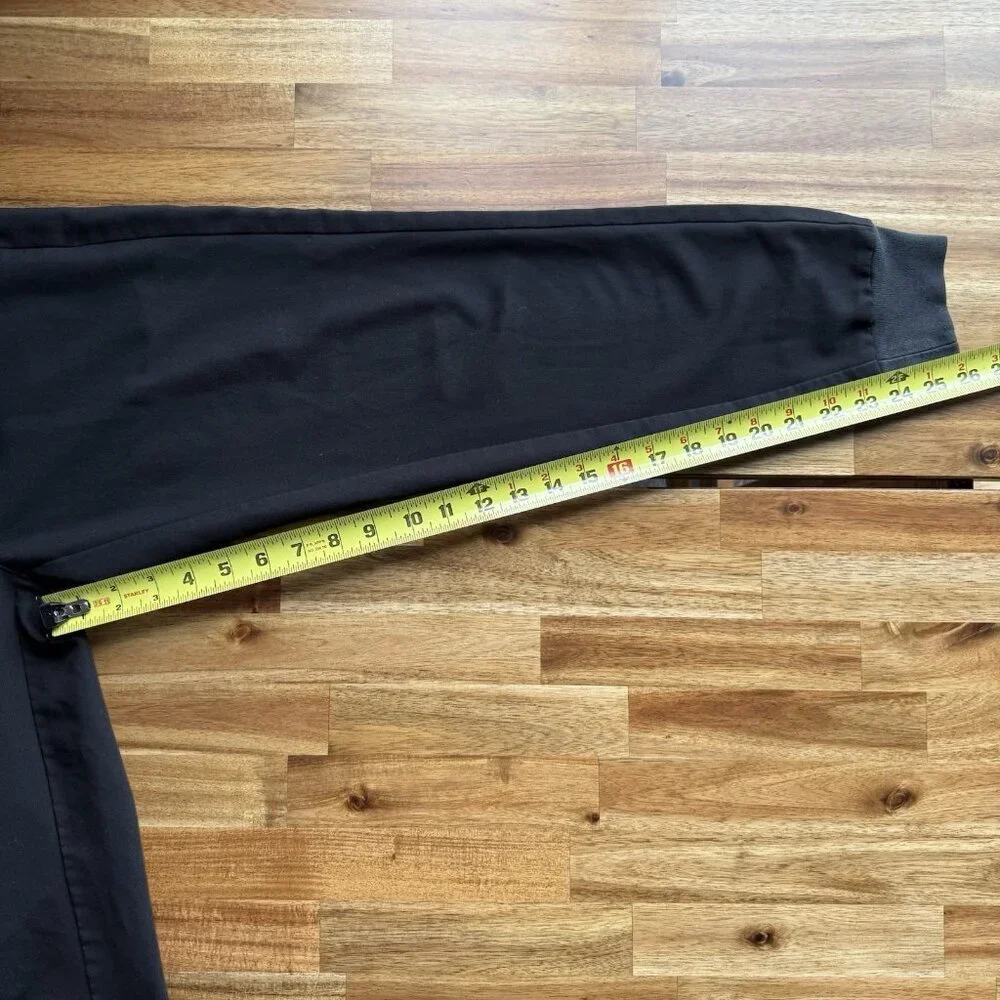 Womens FIGS Technical Collection Zamora Black Scrub Pants Joggers‎ Size XS Nurse
